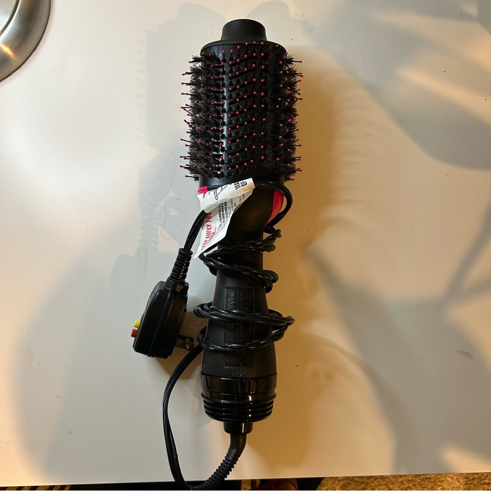 Revlon Black and Pink Hair Dryer Brush